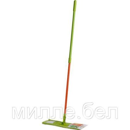 Швабра для пола с насадкой из микрофибры, Макарена, PERFECTO LINEA (Телескопическая рукоятка 70-120 см)