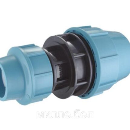 Муфта ред. 40 х 25 (для ПЭ труб), AV Engineering (Полипропилен, макс.  16 бар, макс.  40 °С)
