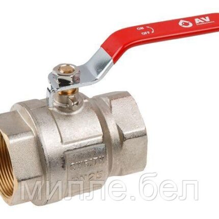 Кран шаровый 2" вн.-вн. ручка PN25, AV Engineering (Латунь, макс.  40 бар, макс.  110 °С)