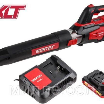 Аккум. воздуходувка WORTEX BB 2018 D ALL1 XLT SET 18 В, 2 Ач акб, макс.объём 570 м куб/ч