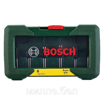 Набор фрез хв. 8мм 6 шт (BOSCH)