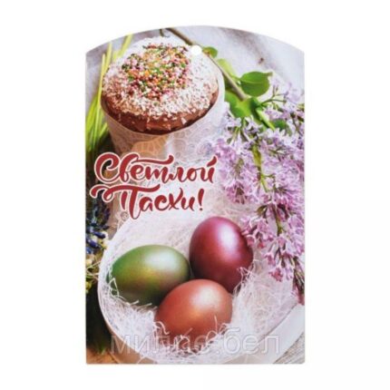 Доска разделочная, "Светлой Пасхи!", 29х18х0,6 см, дерево, MARMITON