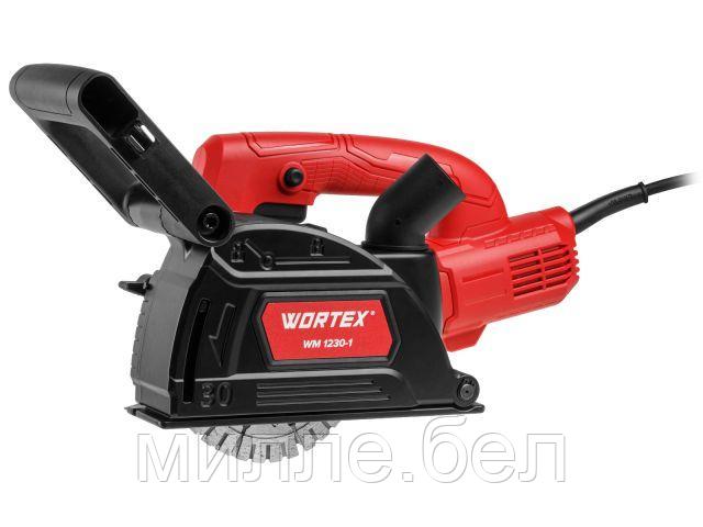 Бороздодел WORTEX WM 1230-1 в кор. 1400 Вт, 125 мм, глубина до 30 мм, конст. эл., плав. пуск (Вес 3,05 (с