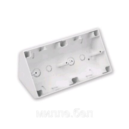 Коробка распаечная (монтажная) угловая КУ-452 BYLECTRICA (153х82х57,5 мм)