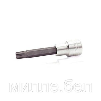 Головка 1/2" с насадкой M10S удлин. 100мм TOPTUL