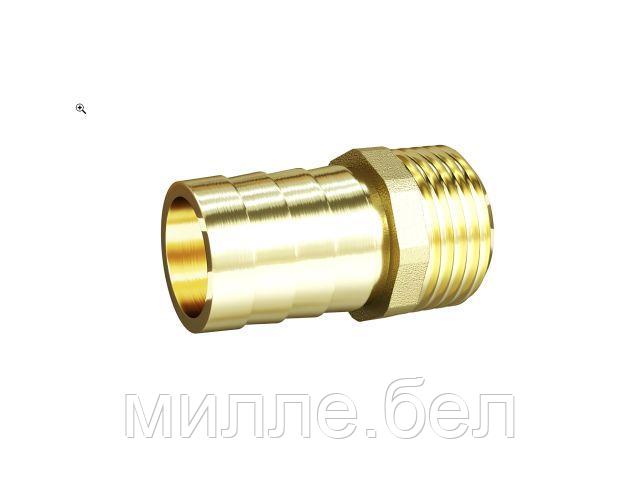 Штуцер для шланга нар. х елочка 20х3/4”, LD