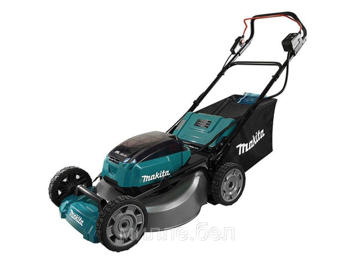 Газонокосилка аккумуляторная MAKITA LXT DLM 530 Z (18+18 В, БЕЗ АККУМУЛЯТОРА, шир. 530 мм, выс. 20-100 мм,