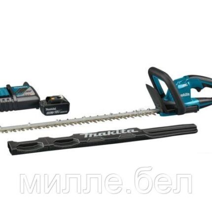 Аккум. кусторез MAKITA LXT DUH 606 RT в кор. (18.0 В, 1 акк., 5.0 А/ч, Li-Ion, длина ножа 600 мм, шаг ножа: 20
