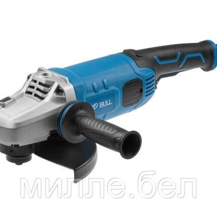 Двуручная углошлифмашина BULL WS 2301 в кор. 2400 Вт, 230 мм, вибро, плавный пуск, 4м (2400 Вт, диск 230х22