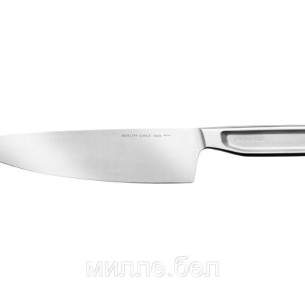 Нож поварской 20см цельнометаллический All Steel Fiskars